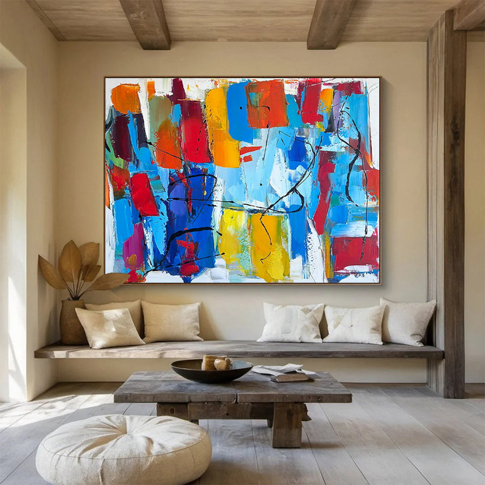 Colorful Block Abstract for Creative Coworking Space DLZ2989