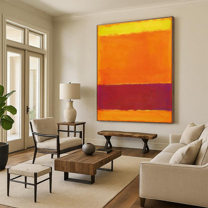 Warm Color - Block Art for Living Room & Boutique Hotel DLZ2307