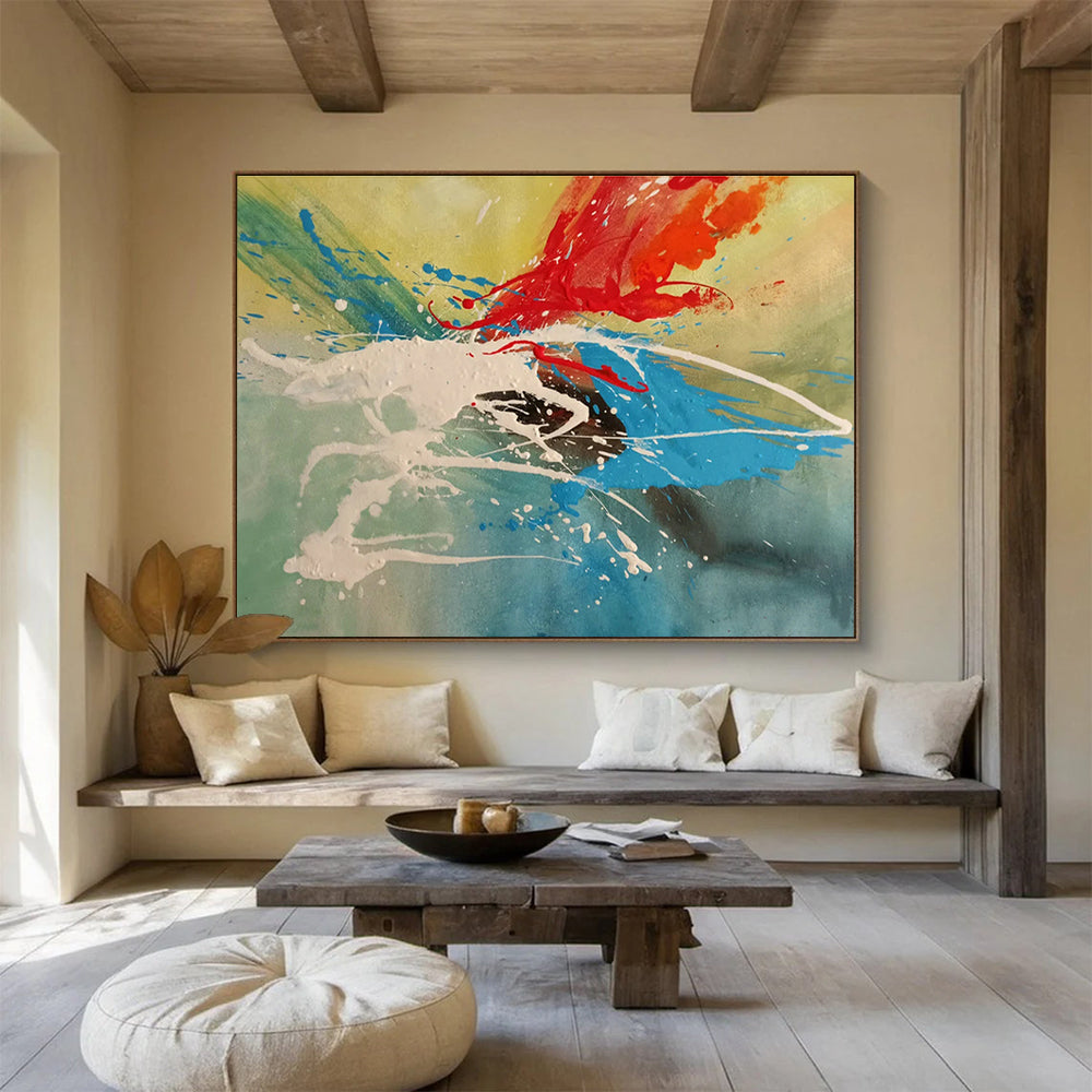 Color Splash Abstract Art for Creative Agency Breakout Zones DLZ3227