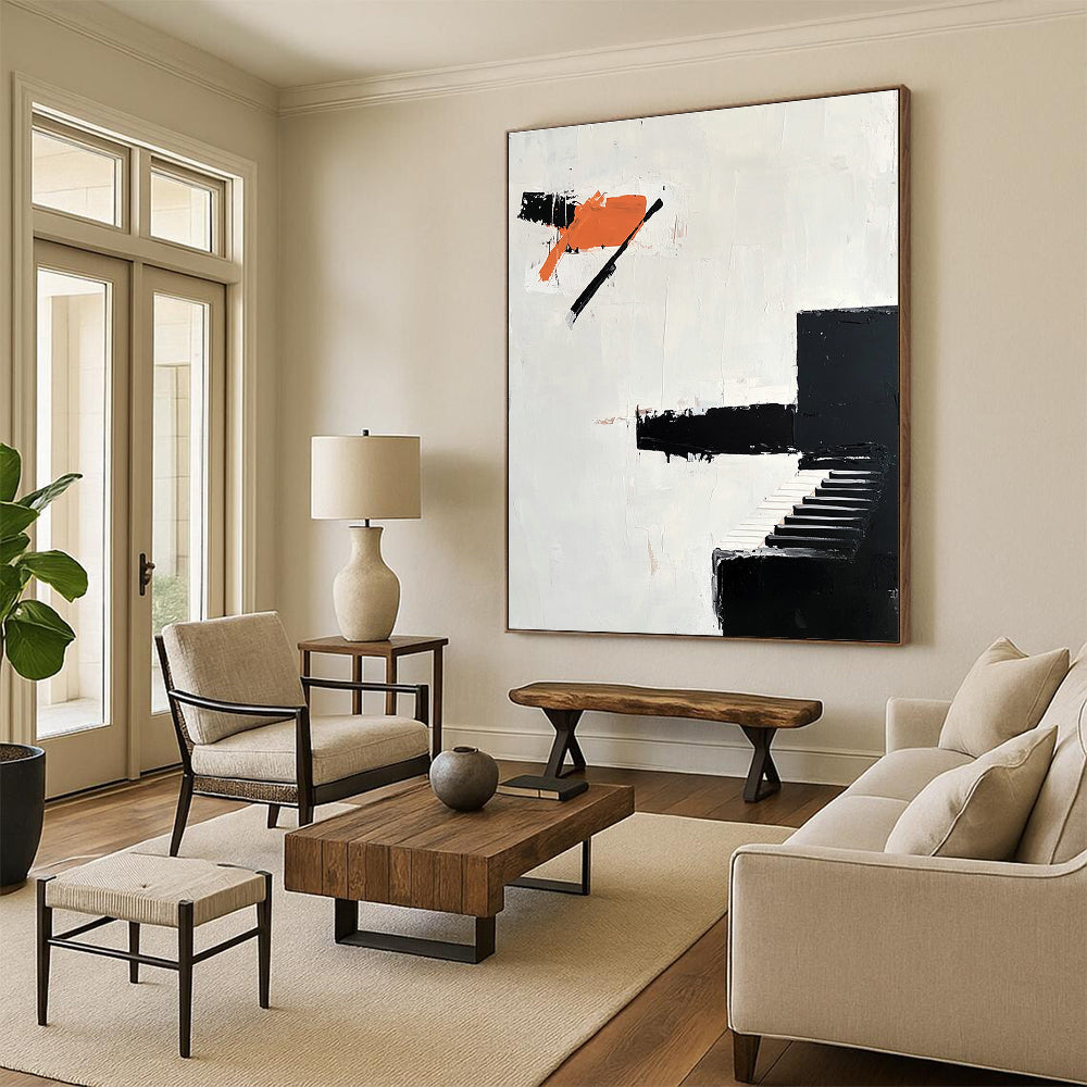 Abstract Piano Art for Music Room & Modern Art Bar STSC1089