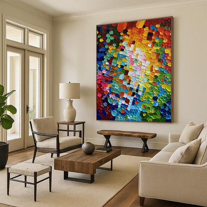 Vibrant Dot - Mosaic Art for Café & Playroom DLZ2292