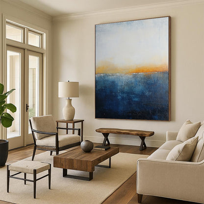 Minimalist Sunset Sea for Coastal Home & Modern Apartment STSC109