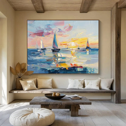 Lively Seaside Art for Resort Lobby & Tropical Café SC606