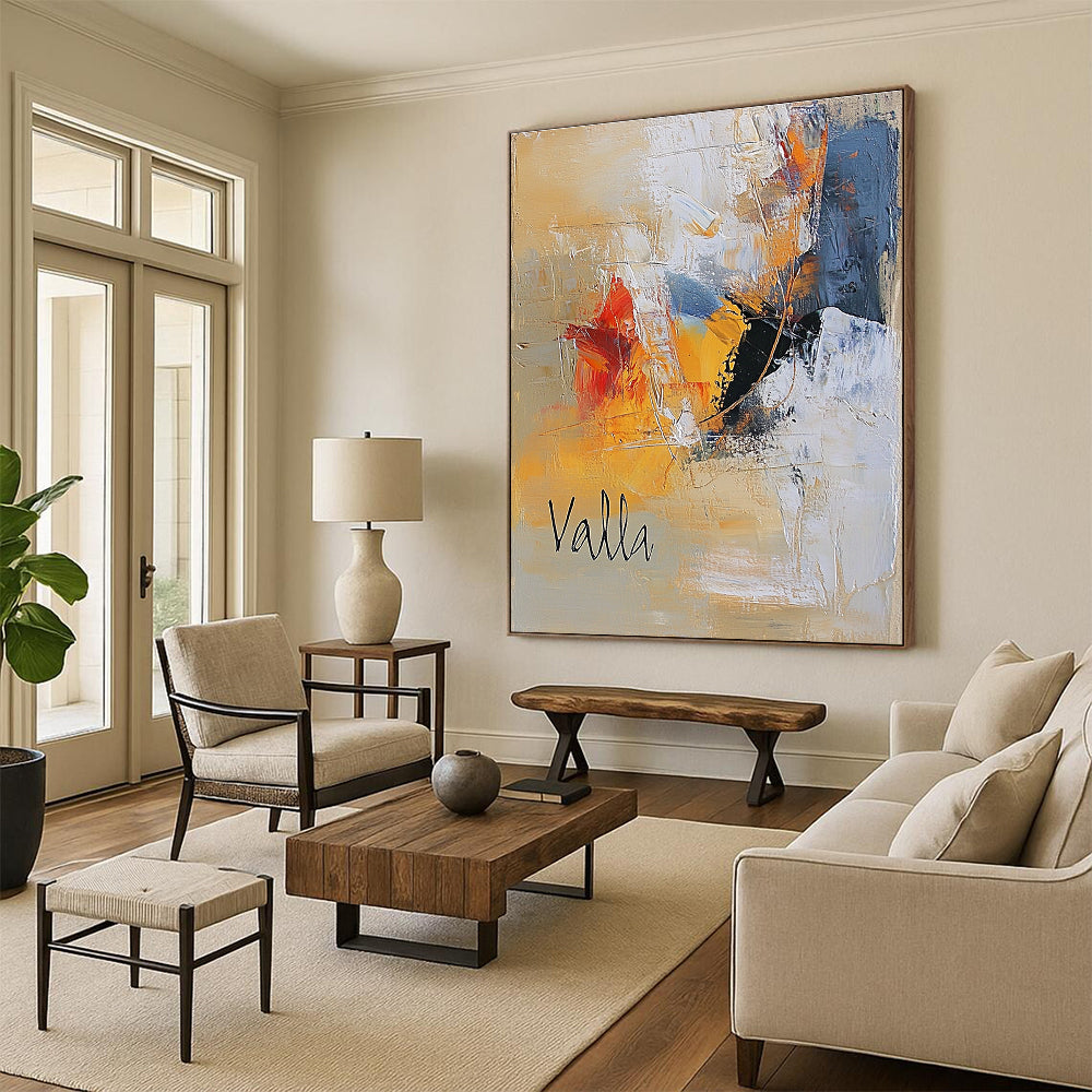 Valla's Abstract for Modern Art Studio & Sophisticated Home Office STSC580