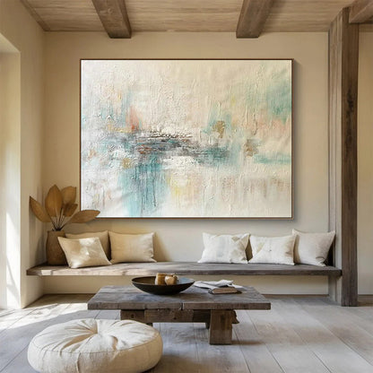 Soft - Color Abstract Art for Minimalist Spa Waiting Rooms DLZ2674