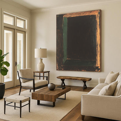 Dark Abstract Frame for Industrial - Style Loft & Art Studio Corridor STSC864