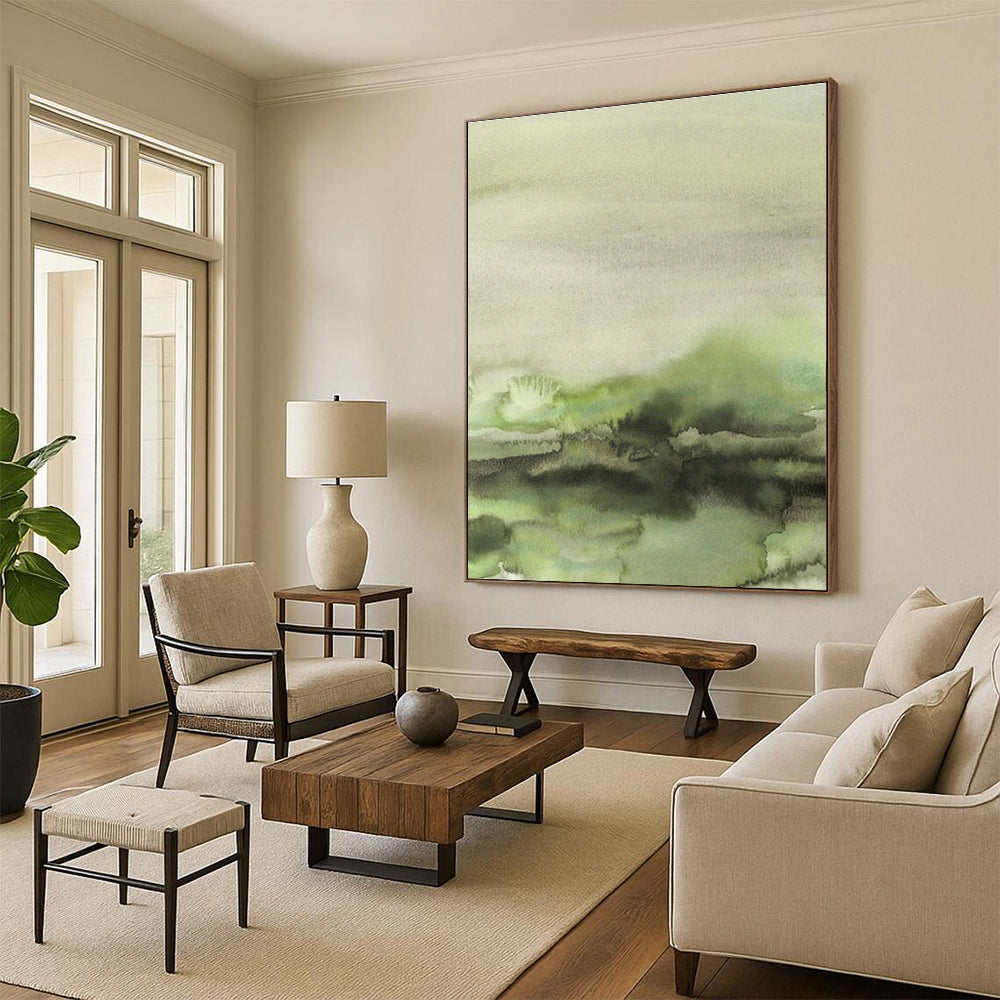 Light - Color Landscape Abstract Art for Living Room & Bedroom DLZ0521