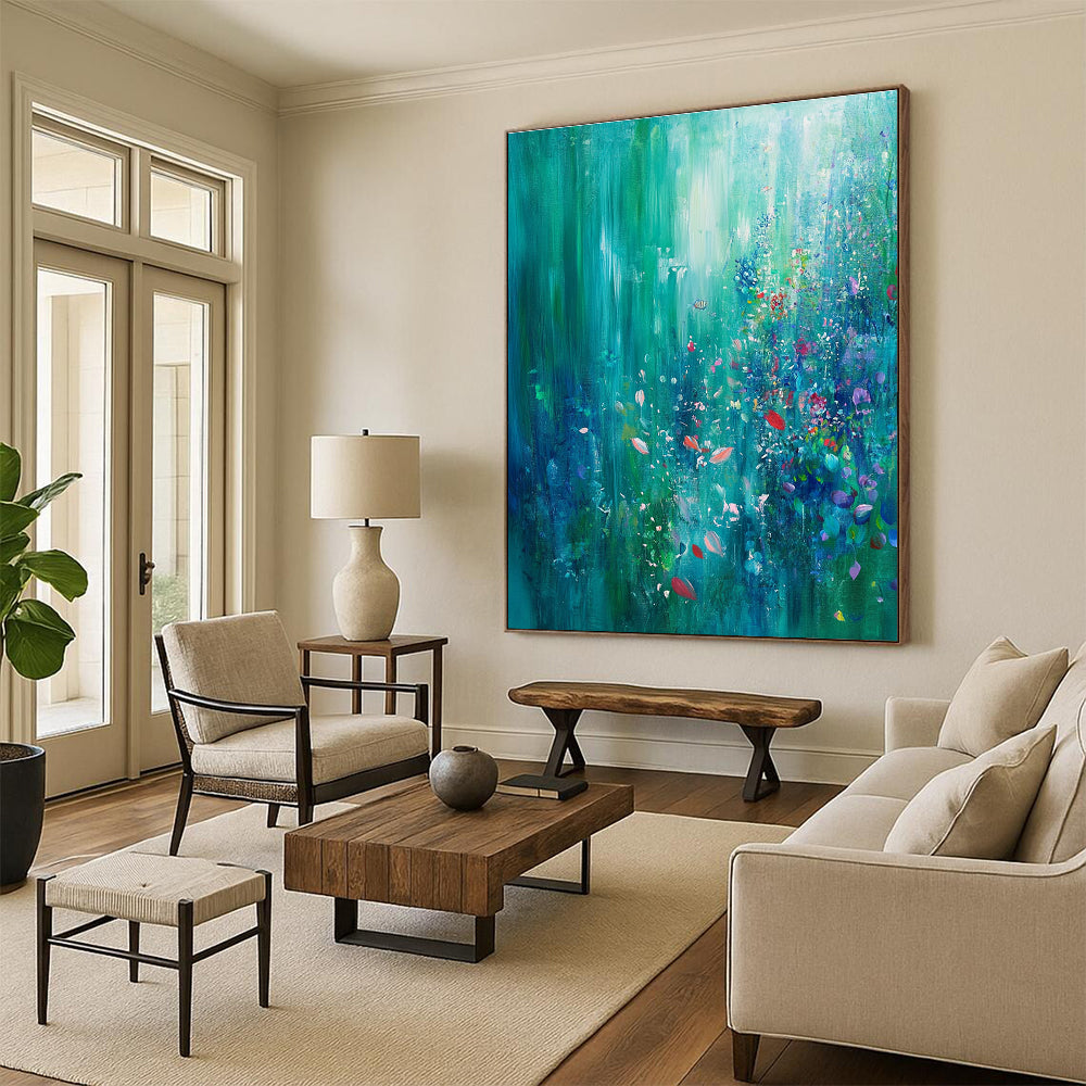 Vibrant Underwater Garden for Aquarium - Inspired Home & Tropical - Themed Bar STSC273