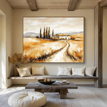Rustic Tuscan Art: Enrich Farmhouse & Mediterranean - Style Home SC543