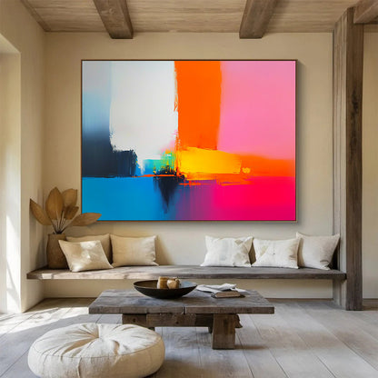 Vivid Color Blends Art for Creative Studio & Art Gallery Exhibition SC505