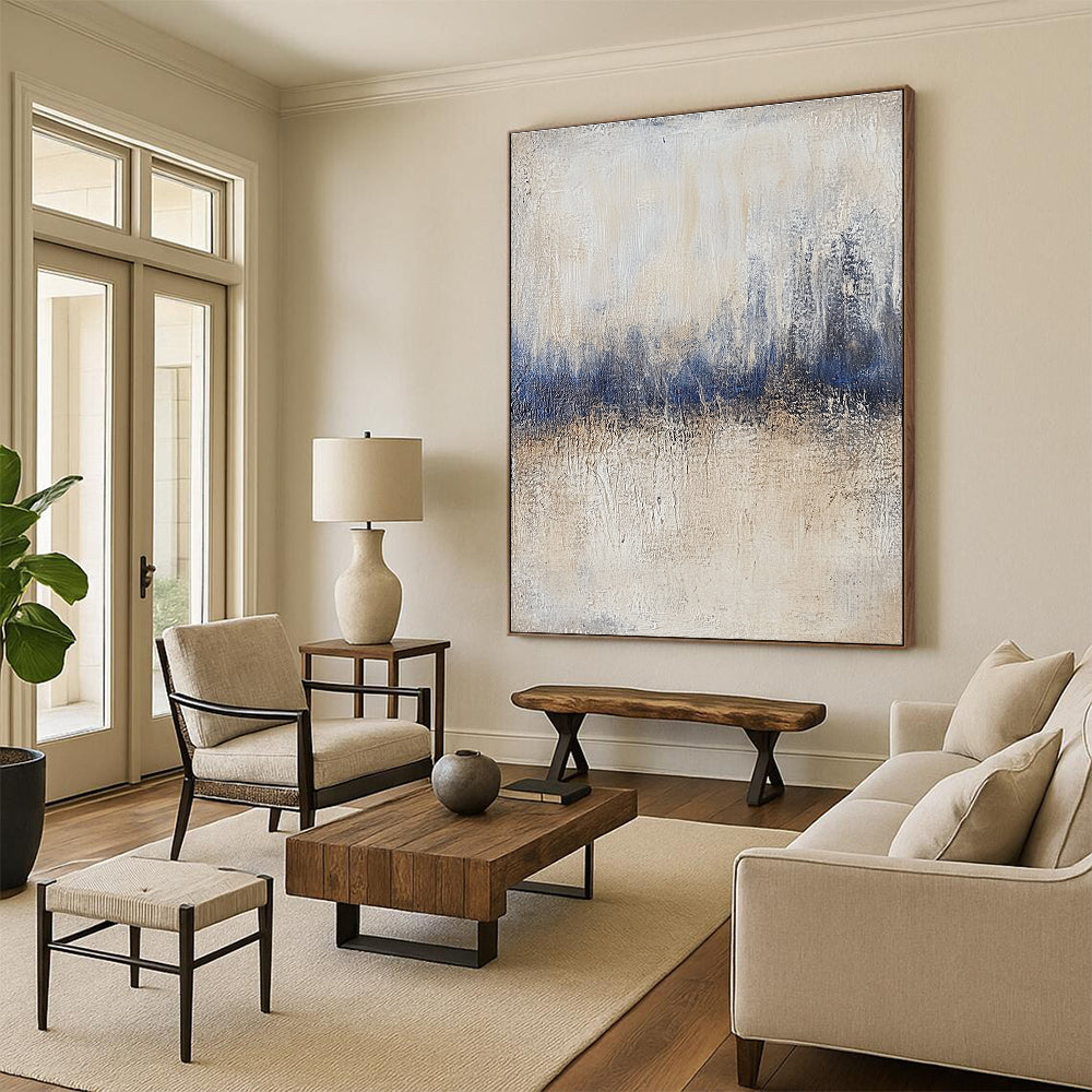 Textured Abstract Field Art for Study & Gallery STSC732
