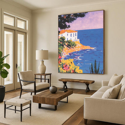 Coastal House Scene for Beach - Themed Living Room & Nautical Restaurant STSC1228