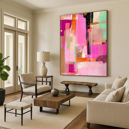 Colorful Abstract Shapes for Creative Café & Vibrant Art Studio STSC525