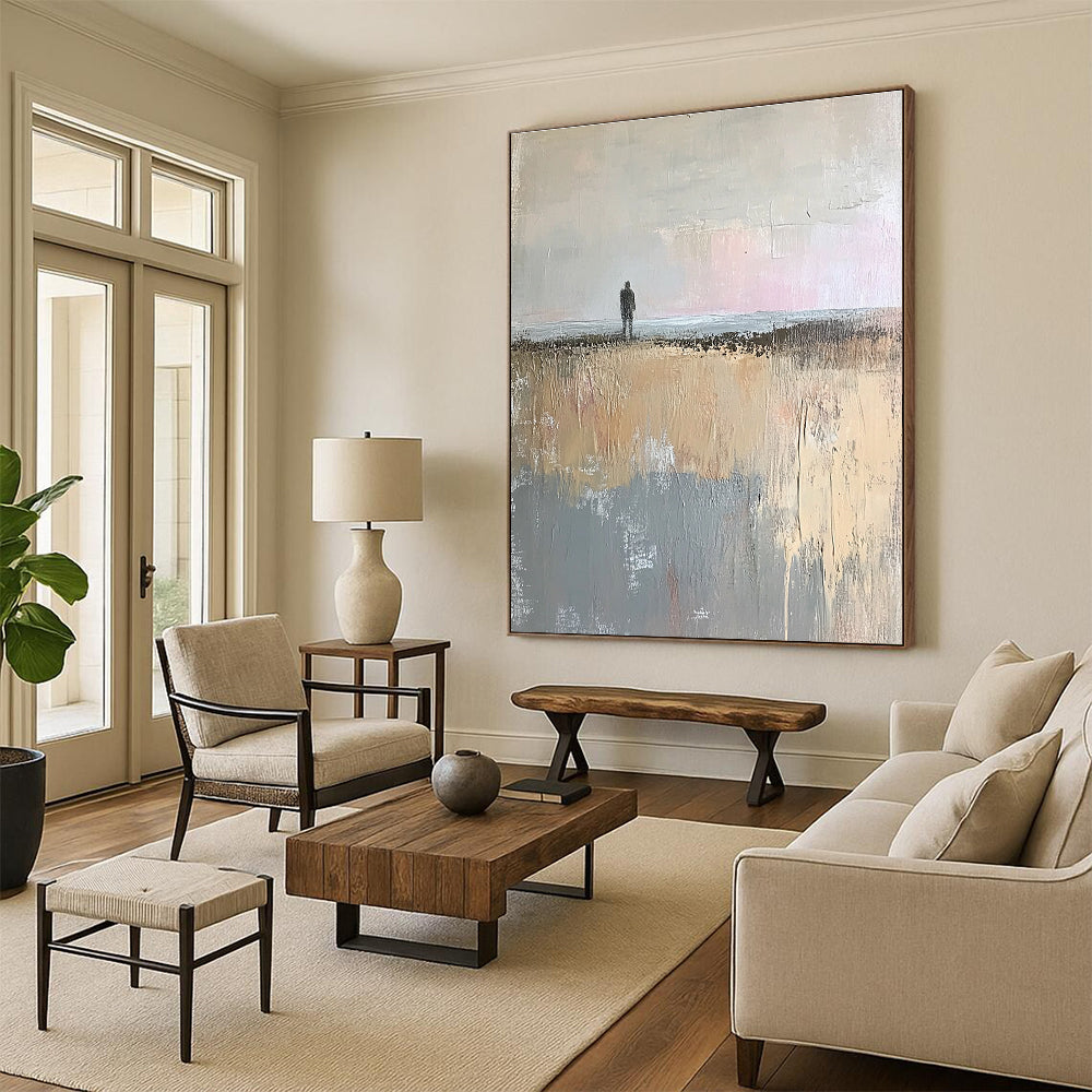 Solitary Figure by the Sea for Bedroom & Meditation Room STSC101
