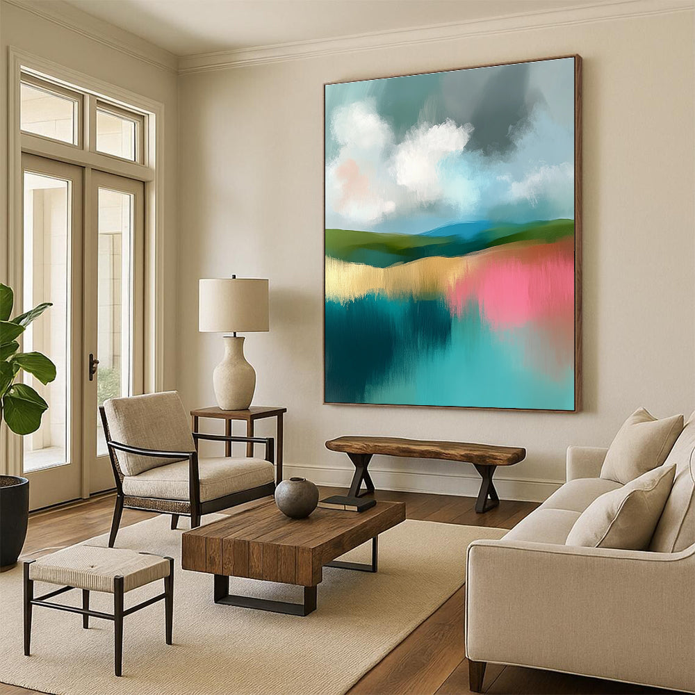 Pastel Landscape for Boutique Hotel & Café STSC107