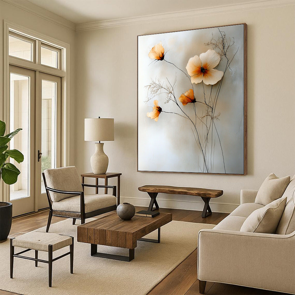 Natural Dried Flower Art for Conservatory & Home Library STSC058
