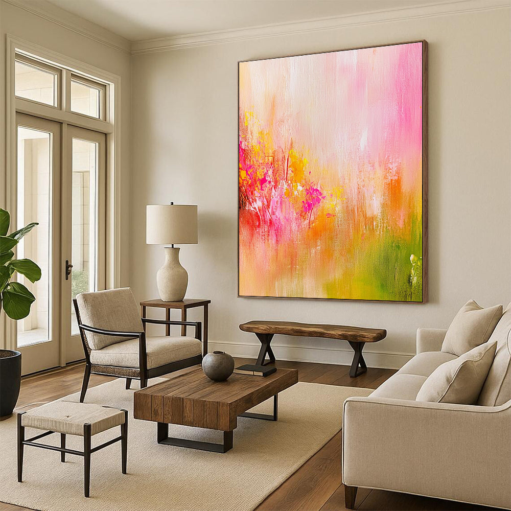 Colorful Soft Abstract for Bohemian - Style Home & Art Gallery Pop - Up STSC489