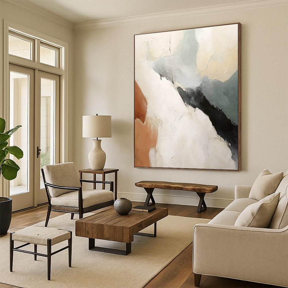 Colorful Abstract Color Block Art for Living Room & Office DLZ0438