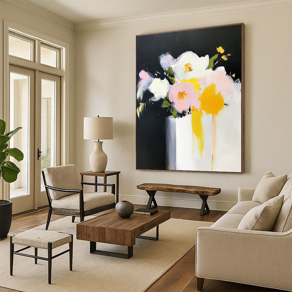 Minimalist Flower Vase for Modern Office Waiting Area & Contemporary Bedroom STSC183