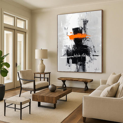 Abstract Figure with Orange Band for Inspirational Office & Avant - Garde Art Space STSC227