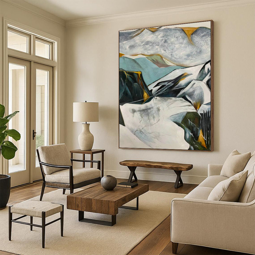 Color - Ink Landscape Abstract Art for Living Room & Hallway DLZ0493