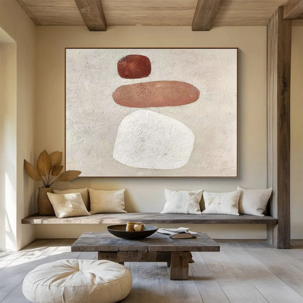 Minimalist Color - Block Abstract Art for Scandinavian Office DLZ2978