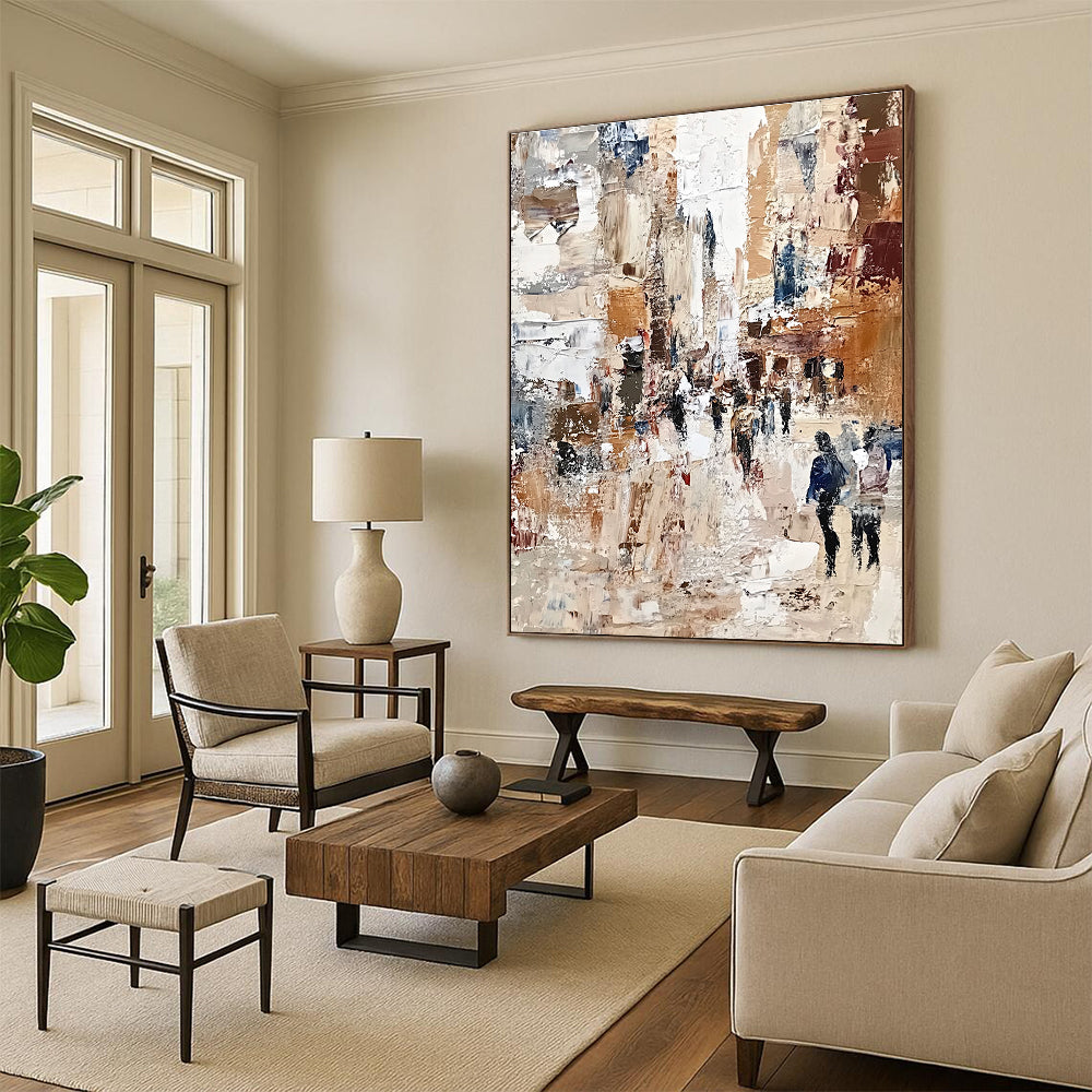 Abstract City Street for Urban - Themed Loft & Artistic Retail Space STSC597
