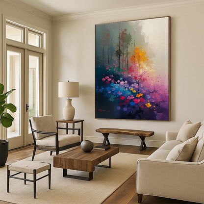 Dreamy Landscape Floral Art for Garden - Themed Restaurant & Romantic Bedroom DLZ2233