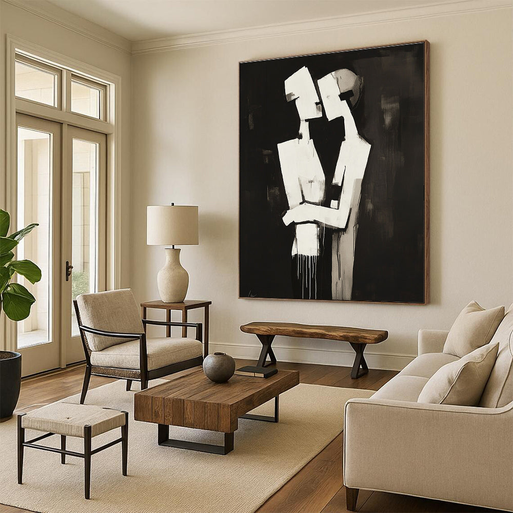 Emotional Minimalist Art for Couple’s Retreat & Art Gallery STSC024