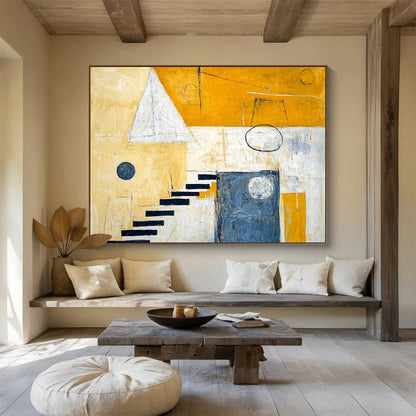 Minimalist Geometric Forms Art for Scandinavian - Style Home & Minimalist Gallery SC392