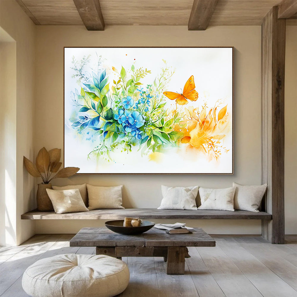 Charming Floral Art for Garden - Themed Home & Bridal Suite SC567
