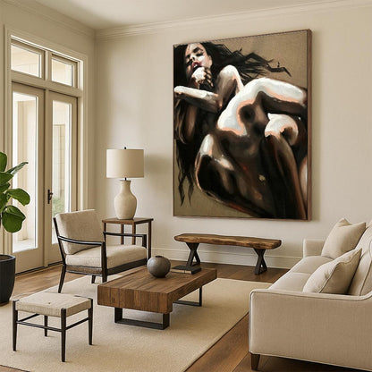 Abstract Figure Art for Avant - Garde Café & Art Studio DLZ2331