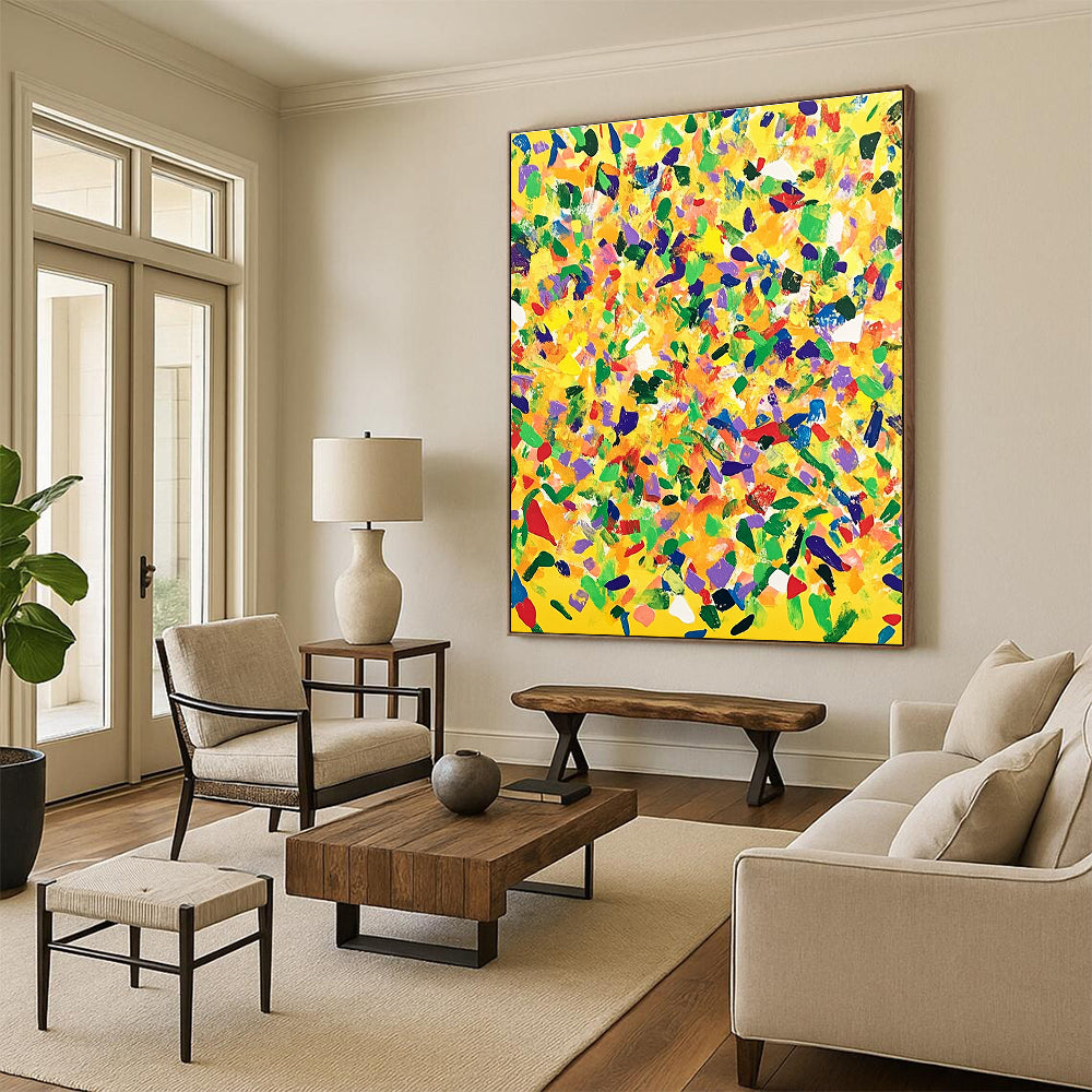 Colorful Confetti - Like Painting for Party - Themed Room & Creative Office STSC1269