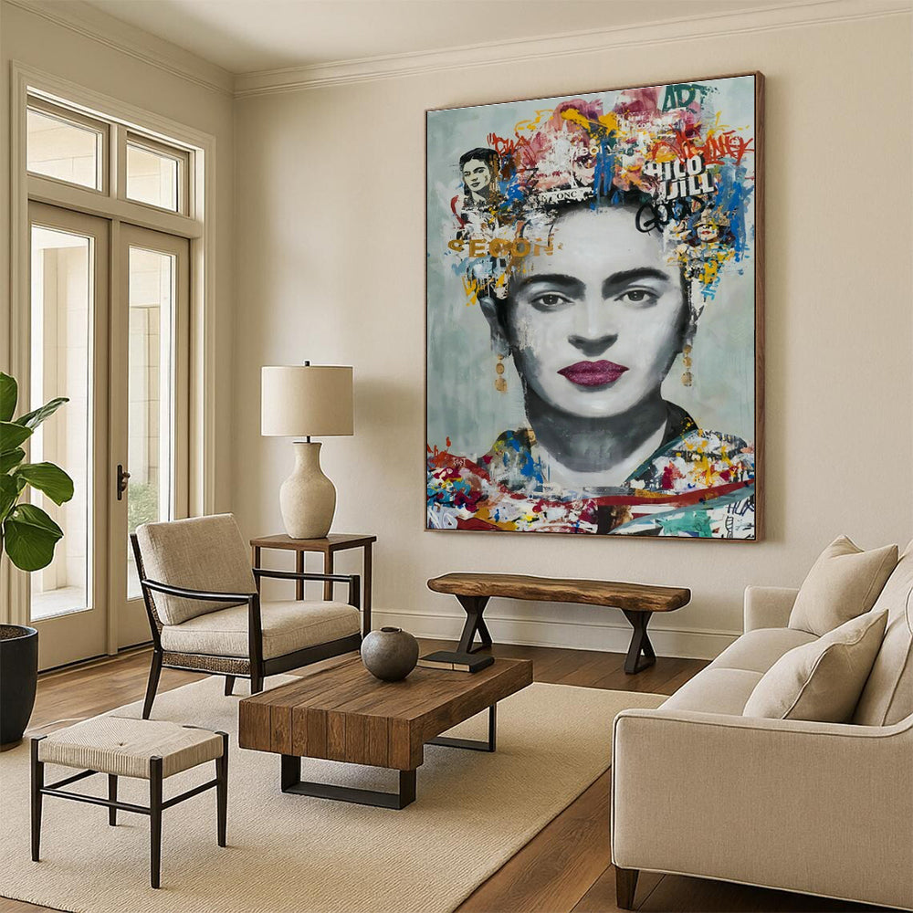 Collage - Style Portrait Art for Bohemian Gallery & Creative Studio DLZ2095