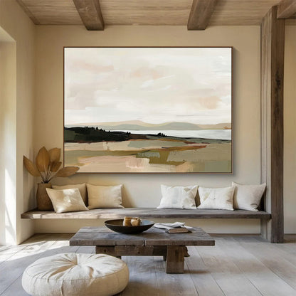 Minimalist Landscape Abstract Art for Scandinavian - Style Dining Areas DLZ2626