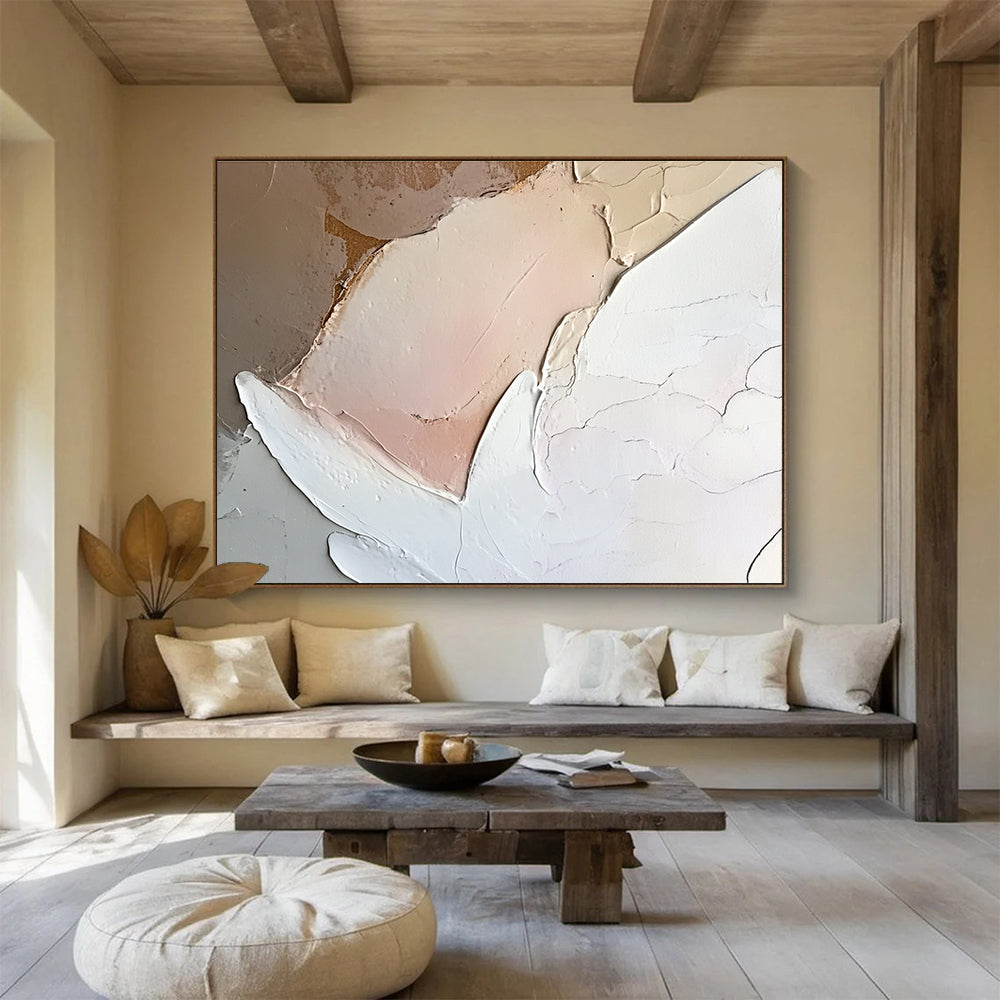 Minimalist Textured Shapes Art for Scandinavian Bedroom & Modern Gallery SC152