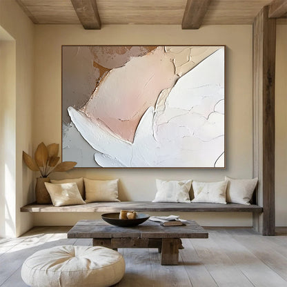 Minimalist Textured Shapes Art for Scandinavian Bedroom & Modern Gallery SC152