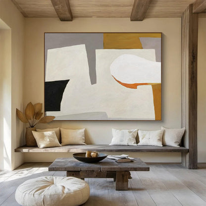 Minimalist Color - Block Abstract Art for Minimalist Home Office DLZ2961