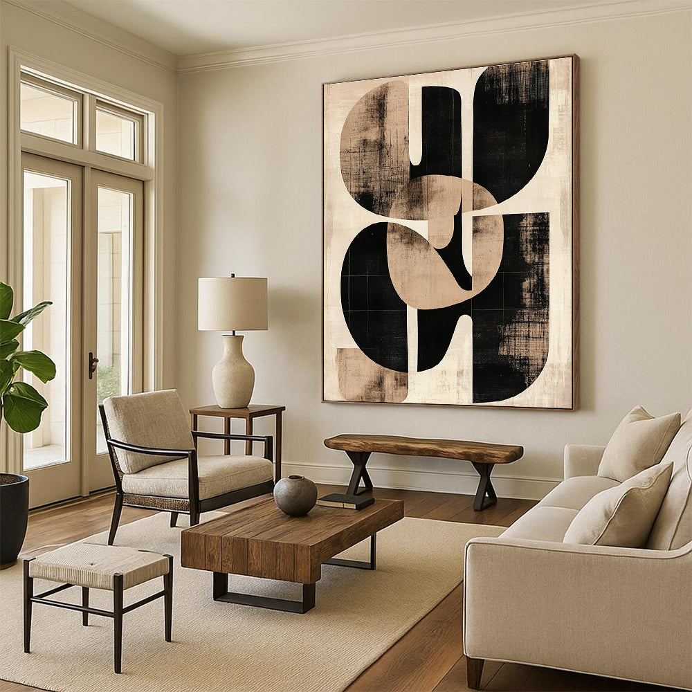 Abstract Geometric Forms for Modern Home Library & Geometric Art Gallery STSC469