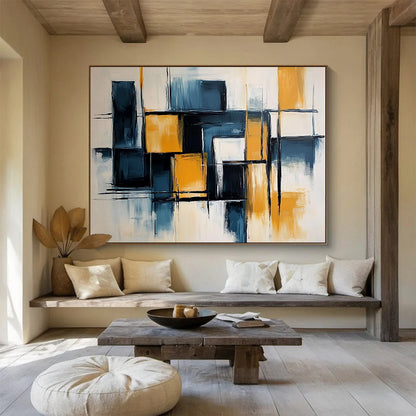 Contemporary Abstract Art for Corporate Lobby & Trendy Café SC591