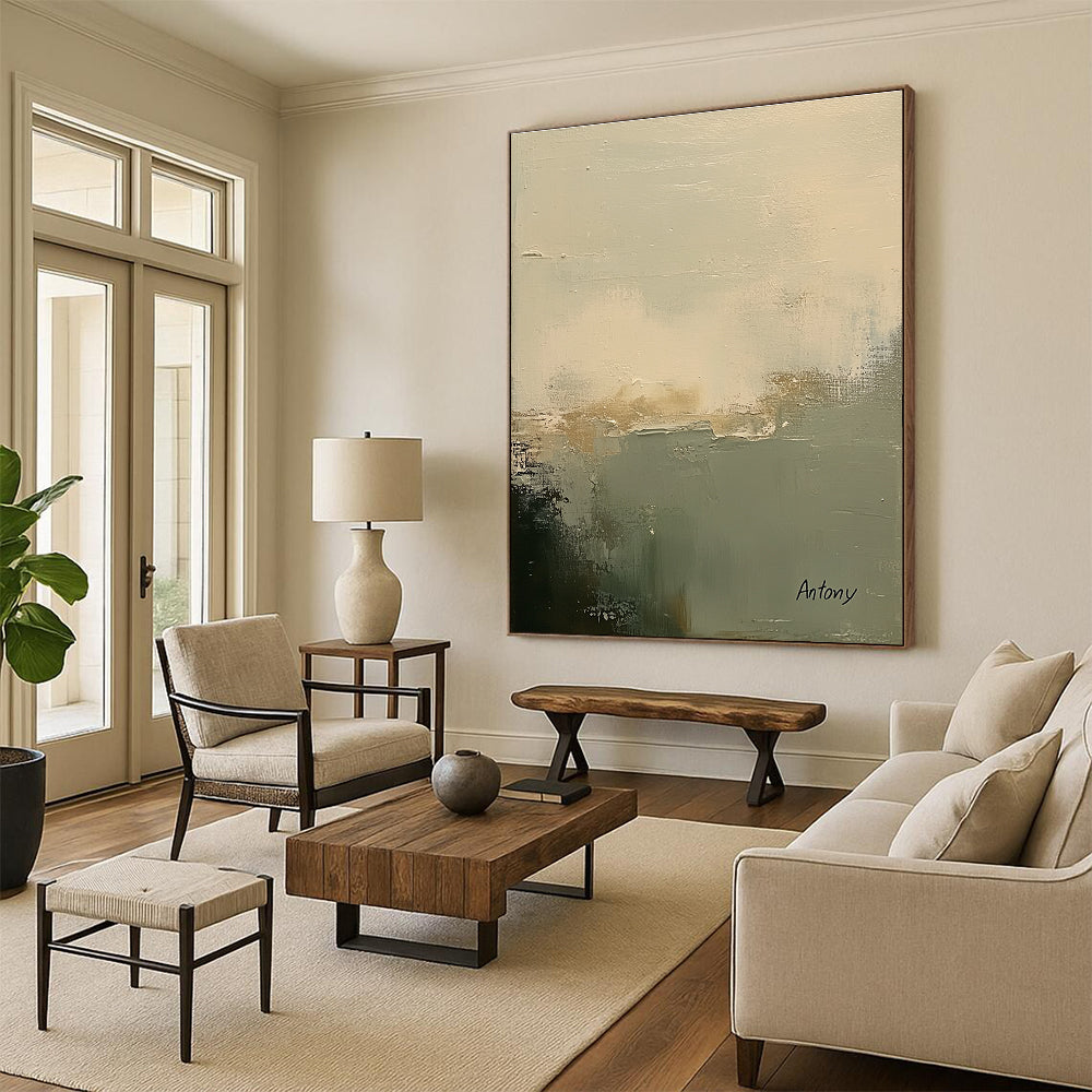 Subtle Tone Abstract for Serene Meditation Space & High - End Wellness Center STSC799