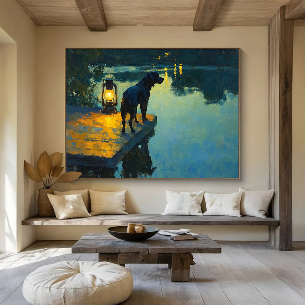 Heartwarming Pet Art for Lakeside Home & Pet - Friendly Pub SC597