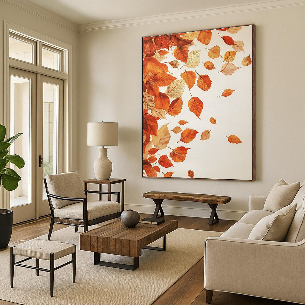 Falling Autumn Leaves for Autumn - Themed Café & Home Decor Store STSC1125