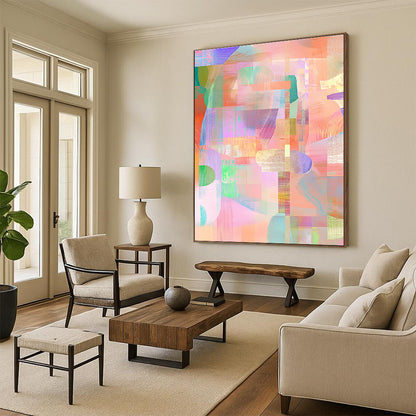 Pastel Color Collage for Bohemian - Style Bedroom & Artistic Retail Space STSC561