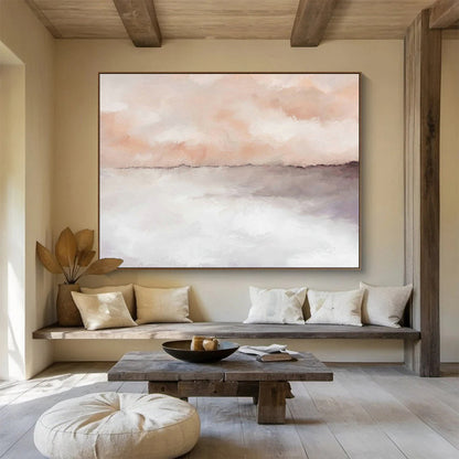 Pink - Cloud Reflection Abstract Art for Dreamy Bedroom Ceiling Nook DLZ2802