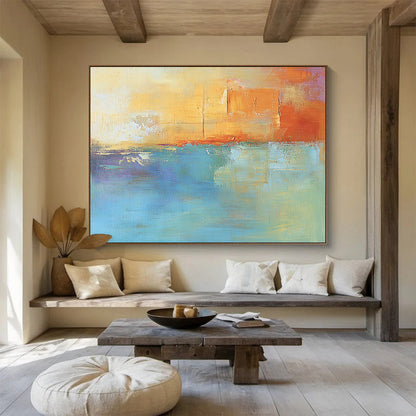 Color - Blended Horizons Art for Beach House & Relaxing Spa SC124