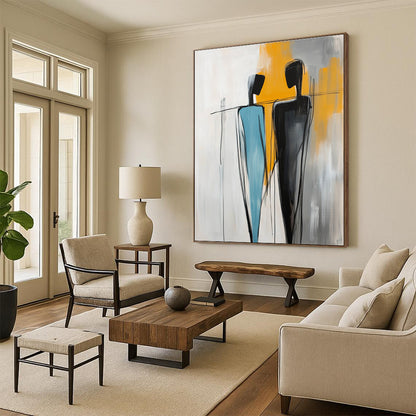 Abstract Two Figures for Creative Workplace & Modern Living Room STSC1146