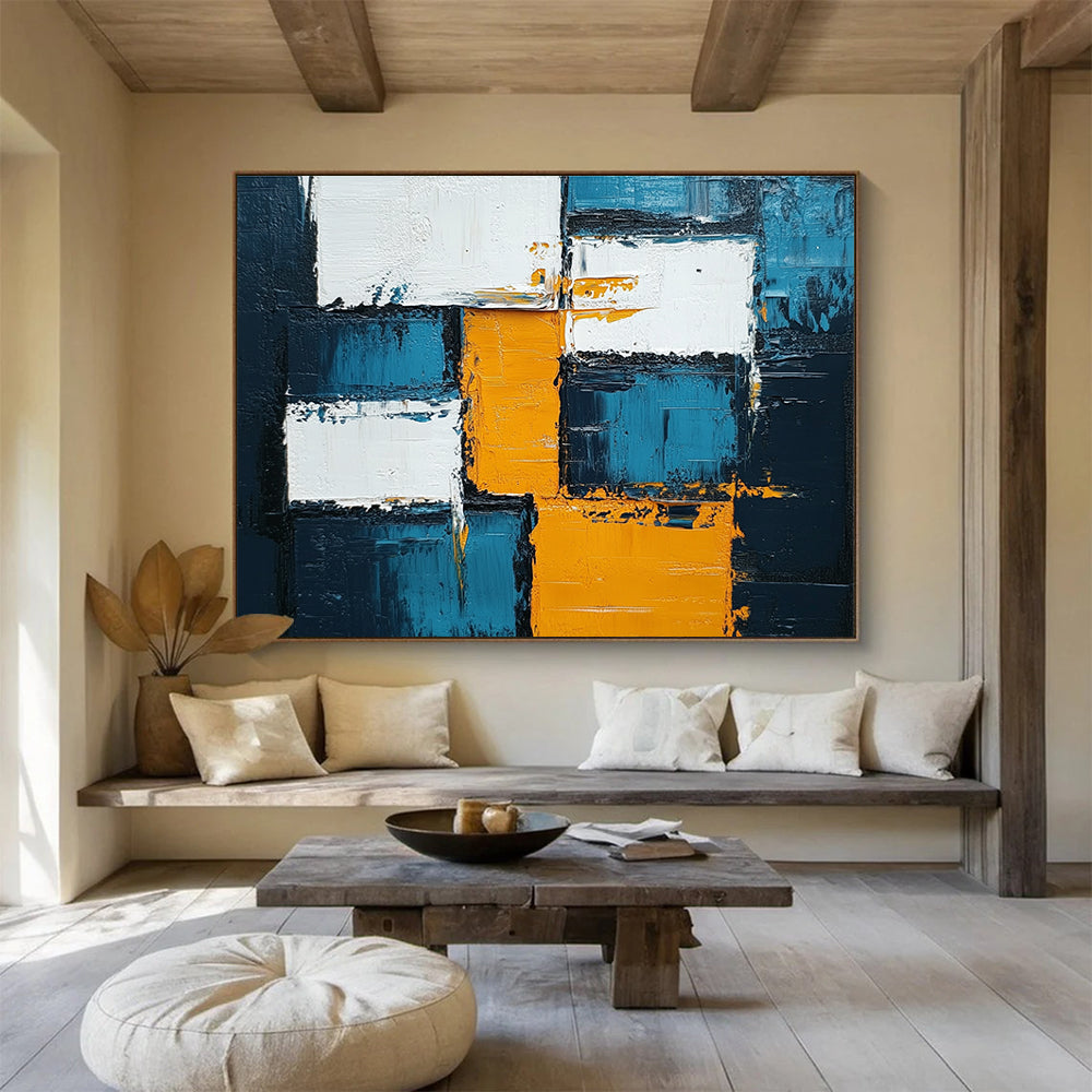 Color - Blocked Squares Art for Creative Studio & Contemporary Gallery SC122