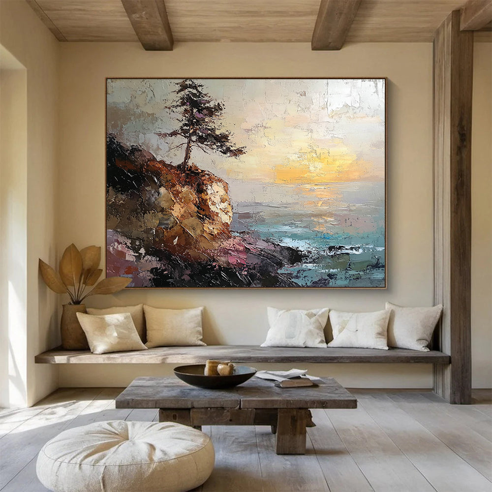 Romantic Landscape Art for Coastal Villa & Fine Dining Restaurant SC599