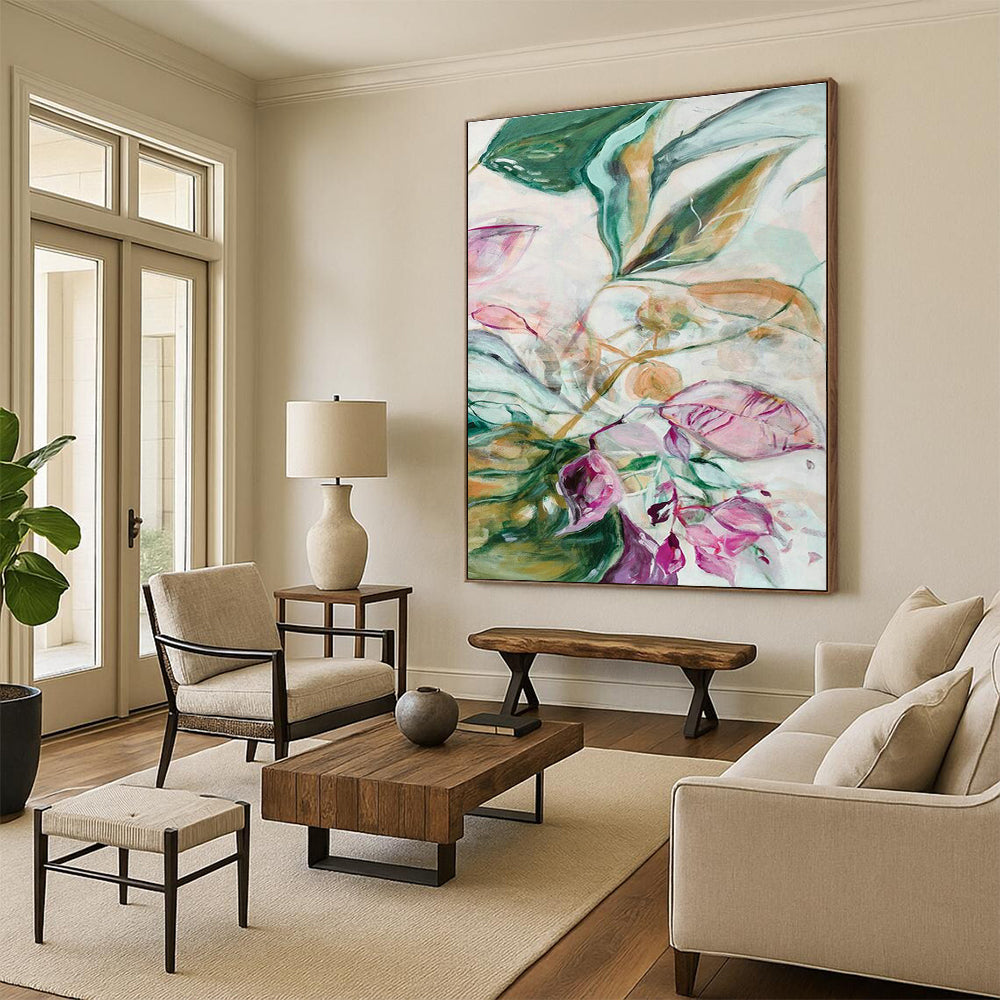 Floral Greenery Art for Boutique Hotel Lobbies DLZ0142